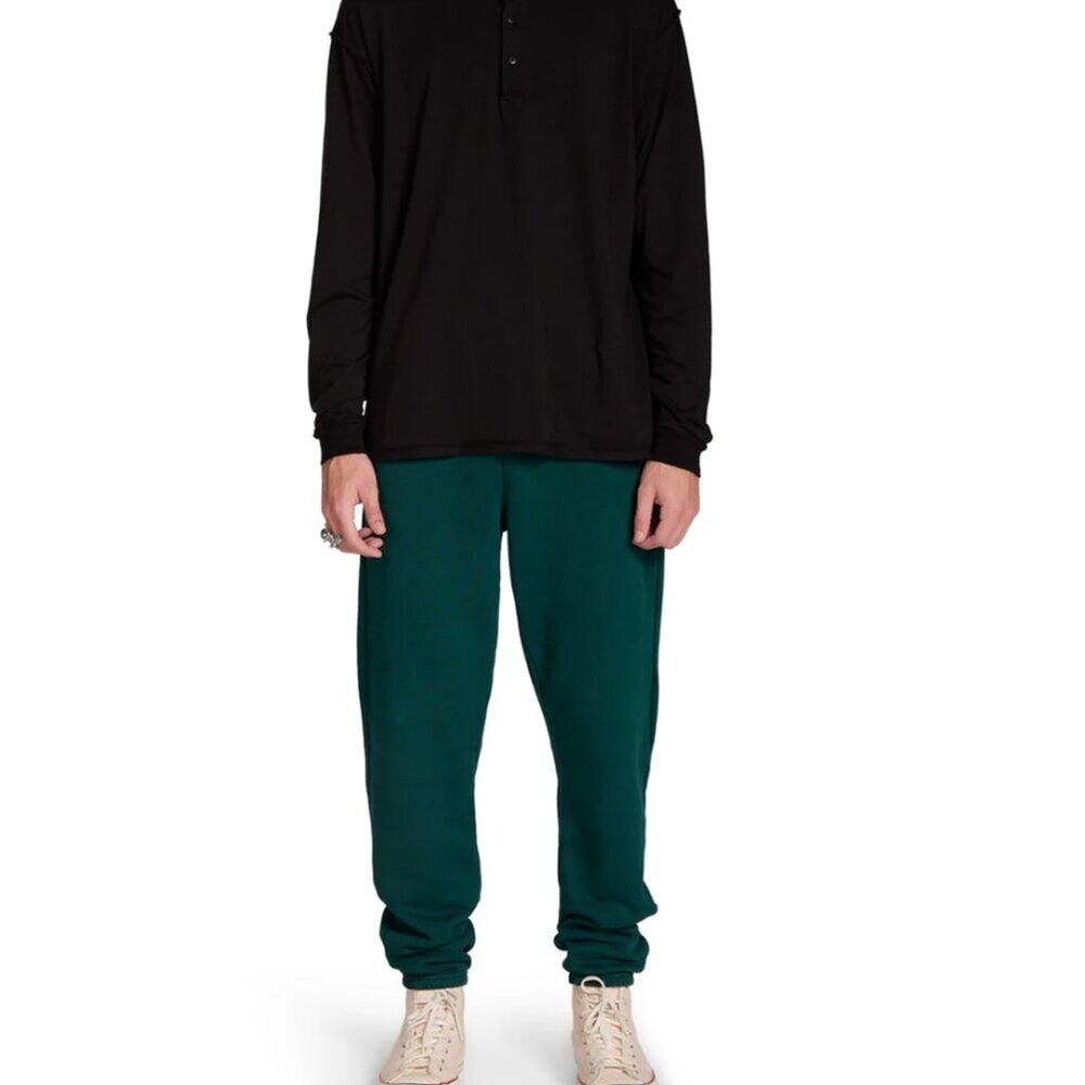 Les Tien Heavyweight Classic Sweatpants in Emerald